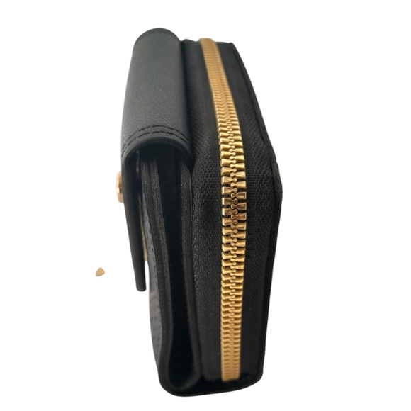 Jolene Couture Black Wallet with Pom Pom - Picture 5 of 9